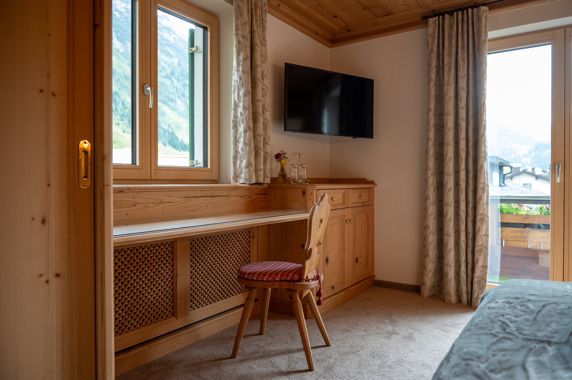 AlpenRose Doppelzimmer Balkon